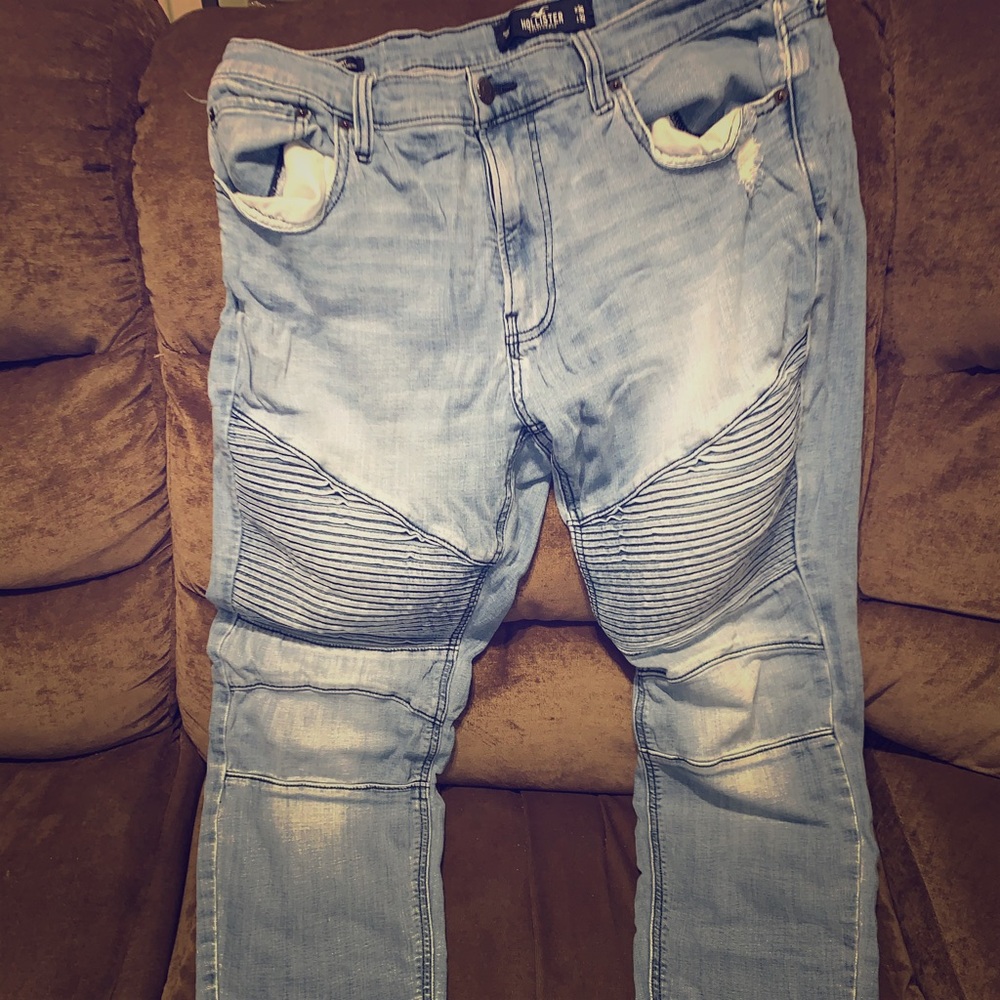 Hollister moto jeans